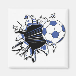 Aimant T-shirts et cadeaux d'éclat du football
