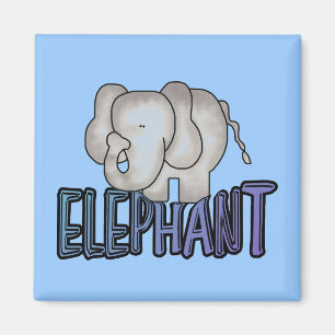 Aimant T-shirts et cadeaux d'éléphant