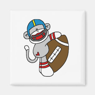 Aimant T-shirts et cadeaux du football de singe de
