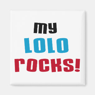 Aimant T-shirts et cadeaux My Lolo Rocks