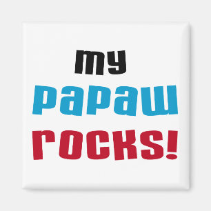 Aimant T-shirts et cadeaux My Papaw Rocks
