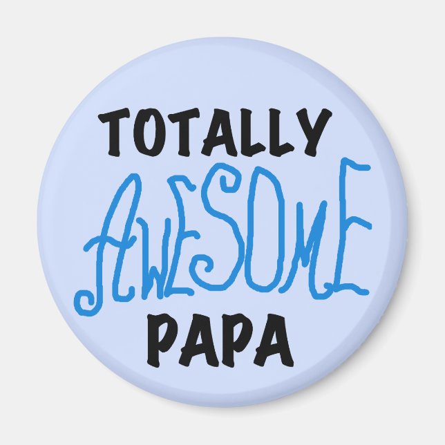 Aimant T-shirts et cadeaux Papa absolument géniaux (Devant)