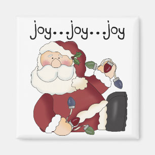 Aimant T-shirts et cadeaux père Noël Joy