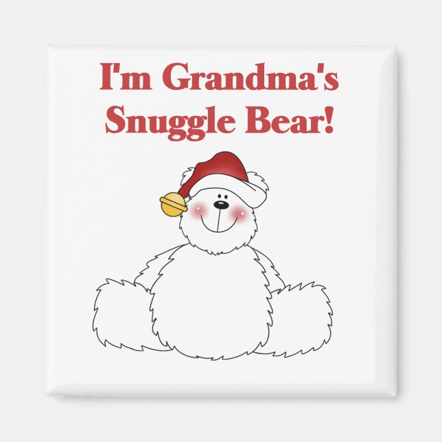 Aimant T-shirts et cadeaux pour l'ours de la petite mère (Devant)