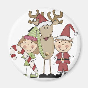 Aimant T-shirts et cadeaux Reindeer et Elves