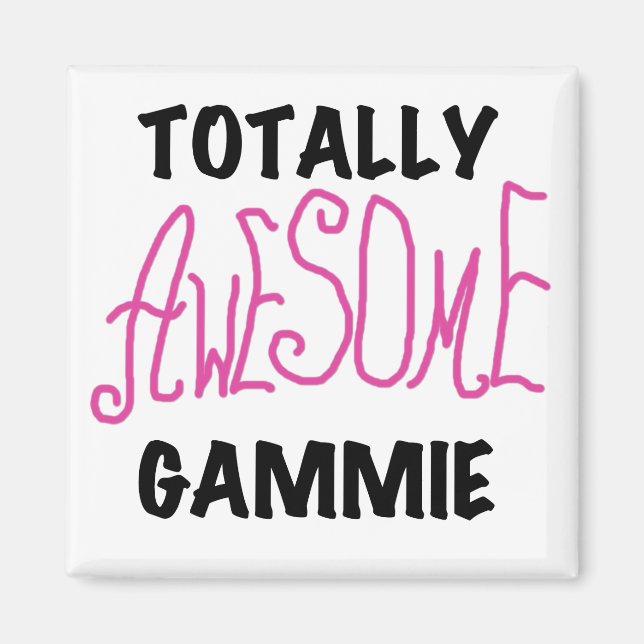 Aimant T-shirts et cadeaux roses totalement (Devant)