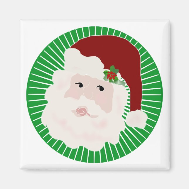 Aimant T-shirts et cadeaux traditionnels du Père Noël (Devant)