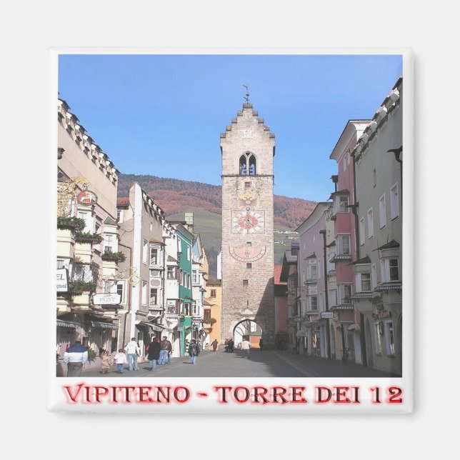 Aimant TAA007 VIPITENO - Tour de Twelve - Italy - Fridge (Devant)