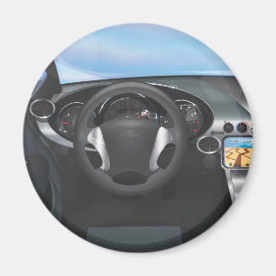 Aimant Tableau de bord de voiture de sport