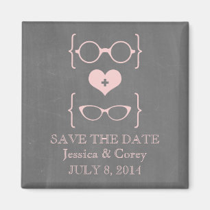 Aimant Tableau noir de lunettes Geeky Enregistrer l'aiman