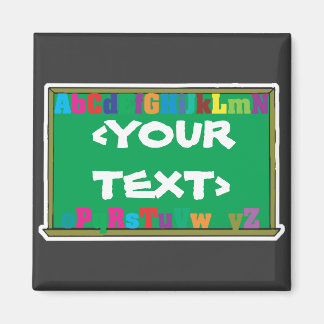 Aimant Tableau noir personnalisable, <YOURTEXT>
