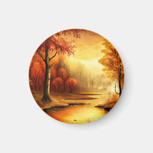 Aimant Tableau Paysage Automne-87546