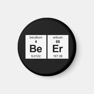 Aimant Tableau périodique de bière