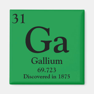 Aimant Tableau périodique Gallium