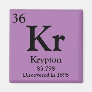 Aimant Tableau périodique Krypton