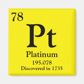 Aimant Tableau périodique platine