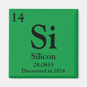 Aimant Tableau périodique Silicon