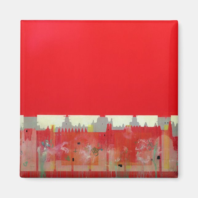 Aimant Tableau rouge (Devant)