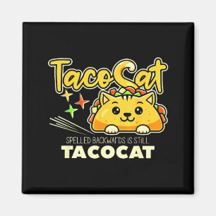 Aimant Tacocat écrit à l'envers est tacocat drôle taco