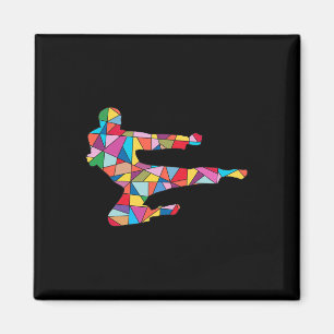 Aimant Taekwondo Kick Martial Arts Boy Hommes Kids Karate