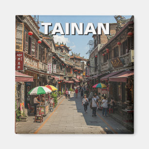 Aimant Taïwan Tainan Street Travel