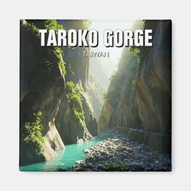 Aimant Taïwan Taroko Gorge Travel (Devant)