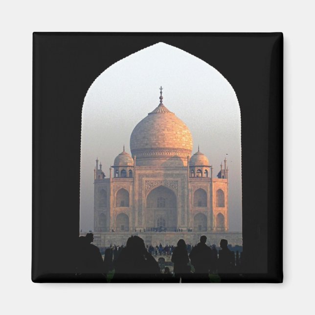 Aimant Taj Mahal Lumière de Dawn Inde Architecture Photo (Devant)