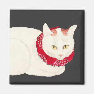 Aimant takahashi shotei tama nekko portrait de chat ukiyo