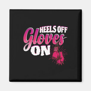 Aimant Talons Hauts Gants Sur Cadeau Drôle De Boxe Pour K