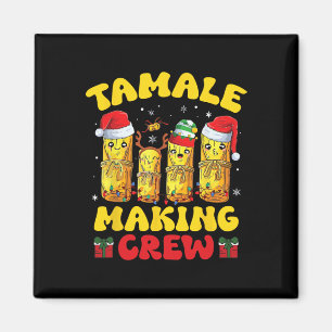 Aimant Tamale Making Crew Tamale Saison Drôle Chr Mexicai