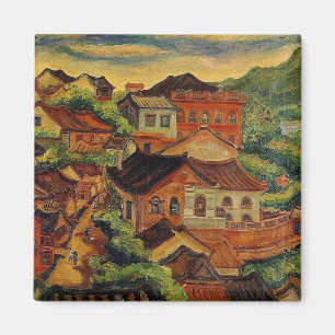 Aimant Tamsui et Chen Cheng-Po / Taïwan Art vintage