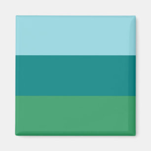 Aimant Tanager Turquoise, Teal Bleu et Kelly Green Horiz