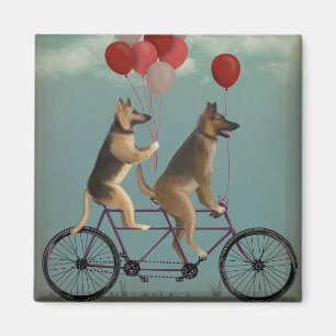 Aimant Tandem de berger allemand