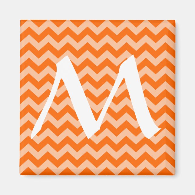 Aimant Tangerine Moroccan Moods Chevrons (Devant)