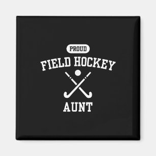 Aimant Tante de hockey sur gazon fière - Tante de joueur