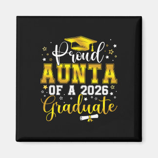 Aimant Tante fière d'un étudiant diplômé de la promotion