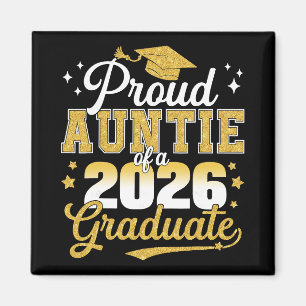 Aimant Tante fière d'un étudiant diplômé de la promotion