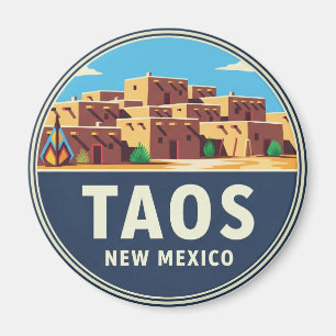 Aimant Taos Pueblo Nouveau-Mexique