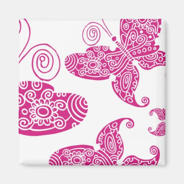 Aimant Tapis rose (Devant)