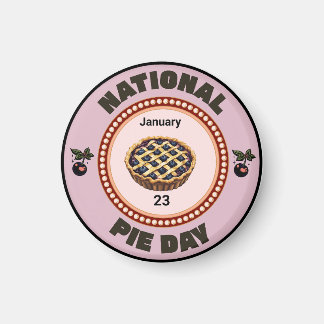 Aimant Tarte à la cerise de la Journée nationale des tart