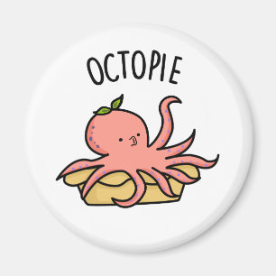 Aimant Tarte à tarte Octo drôle Pie à tarte Octopus