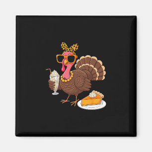 Aimant Tarte pour deux s'il vous plaît Thanksgiving Annon