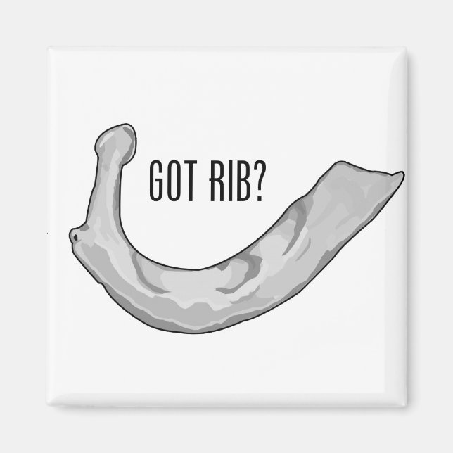 Aimant T'as du Rib ? Réfrigérateur (Devant)