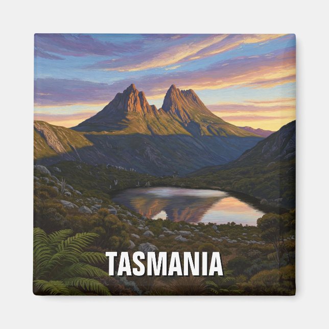 Aimant Tasmanie Australie Berceau Mountain Travel (Devant)