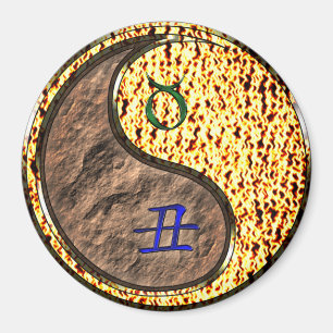 Aimant Taureau & Boeuf de Feu