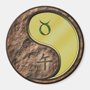 Aimant Taureau & Cheval de Métal