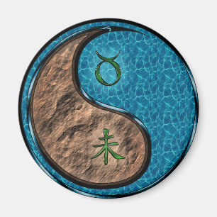 Aimant Taureau & Chèvre d'eau