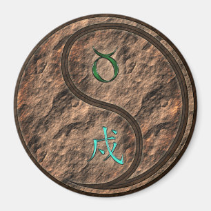 Aimant Taureau & Chien de Terre