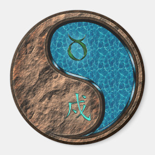 Aimant Taureau & Chien d'Eau