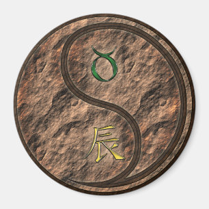 Aimant Taureau & Dragon de Terre